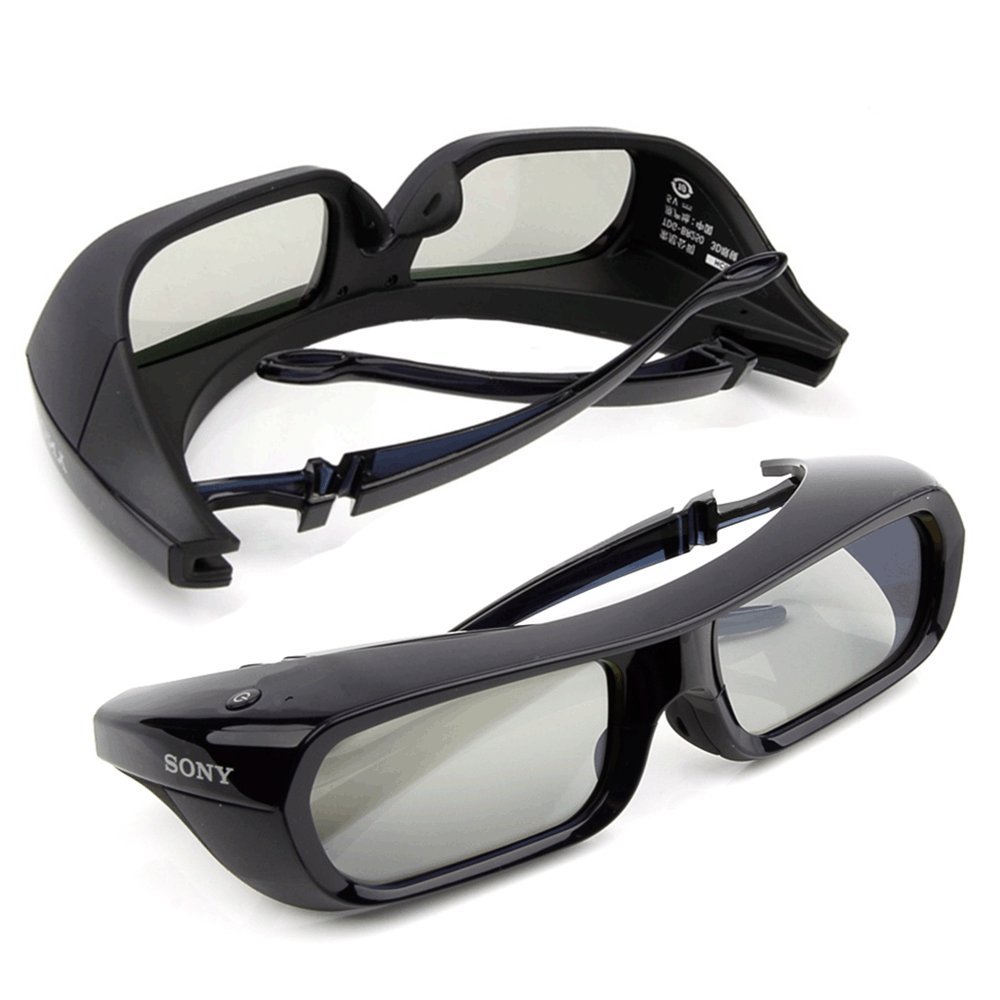 Buy 2 Pieces Sony Rechargeable 3D Glasses Active Shutter Black TDG